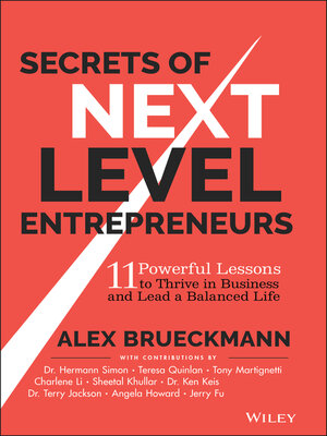 Secrets of Next-Level Entrepreneurs - ebook